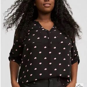NWT torrid size 00(10) Harper blouse